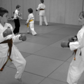 Sparring 2 BW and Colour